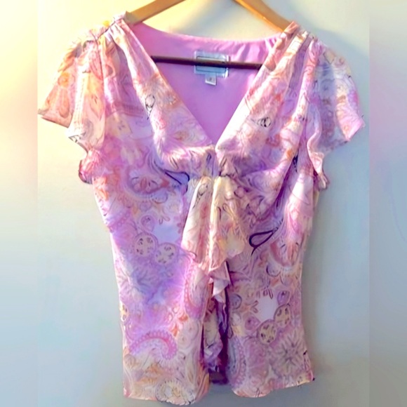 Karin Stevens Paisley Blouse - Picture 1 of 6
